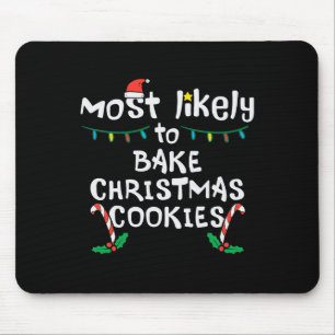 Hoogstwaarschijnlijk Bake Christmas Cookie Xmas Fa Muismat