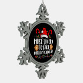 Hoogstwaarschijnlijk Bake Christmas Cookie Xmas Fa Tin Sneeuwvlok Ornament (Links)