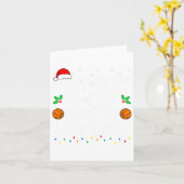 Hoogstwaarschijnlijk basketbal spelen met de Kerst Kaart (Gele Bloem)