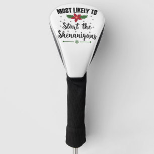 Hoogstwaarschijnlijk begint de Kerst Shenanigans Golfheadcover