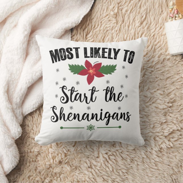 Hoogstwaarschijnlijk begint de kerst-shenanigans kussen (Deken)