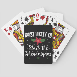 Hoogstwaarschijnlijk begint de kerst-shenanigans pokerkaarten