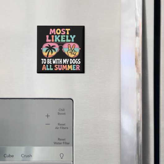 Hoogstwaarschijnlijk ben ik de hele zomer bij mijn magneet (Insitu (Koelkast))