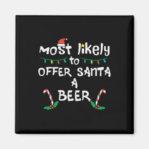 Hoogstwaarschijnlijk bieden Santa Christmas Family Magneet
