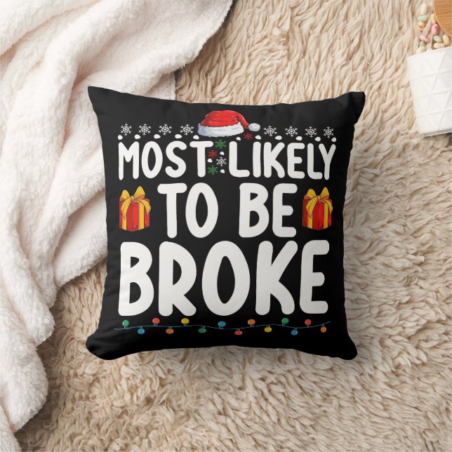 Hoogstwaarschijnlijk Blutig Leuke Kerstvakantie Kussen (Deken)