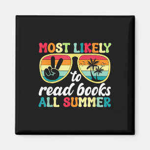 Hoogstwaarschijnlijk boeken lezen hele zomervakant magneet
