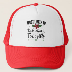 Hoogstwaarschijnlijk Broer Ruilen Voor Kerstcadeau Trucker Pet