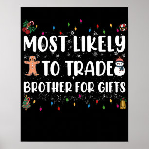 Hoogstwaarschijnlijk broer voor kerstcadeaus te ru poster