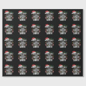 Hoogstwaarschijnlijk brutaal met kerstmis cadeaupapier (Vlak)