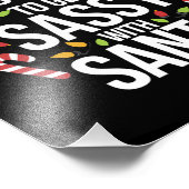 Hoogstwaarschijnlijk brutaal met kerstmis foto afdruk (Hoek)