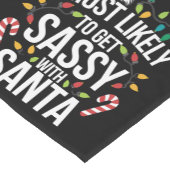 Hoogstwaarschijnlijk brutaal met kerstmis korte tafelloper (Hoek)