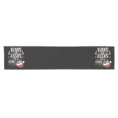 Hoogstwaarschijnlijk brutaal met kerstmis korte tafelloper (Horizontaal)