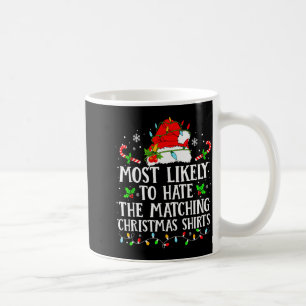 Hoogstwaarschijnlijk de bijpassende kersttruien ha koffiemok