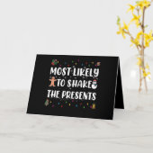 Hoogstwaarschijnlijk de cadeautjes schudden Grappi Kaart (Gele Bloem)