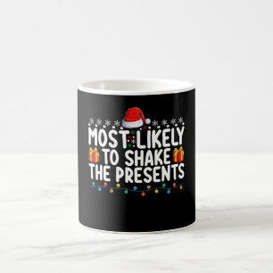 Hoogstwaarschijnlijk de cadeautjes schudt met Kers Koffiemok