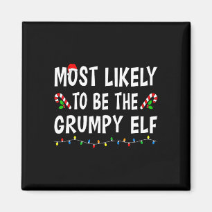 Hoogstwaarschijnlijk de chagrijnige elf Kerstmis G Magneet