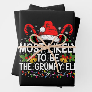 Hoogstwaarschijnlijk de chagrijnige elf, leuke Ker Inpakpapier Vel