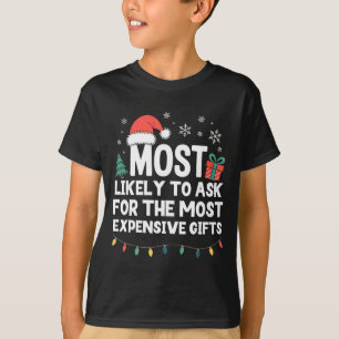 Hoogstwaarschijnlijk de duurste Kerstmis Funny X v T-shirt
