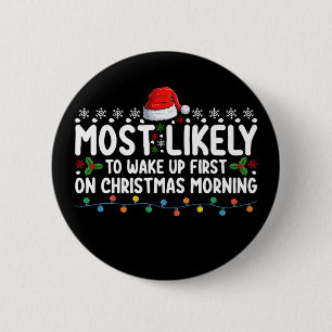 Hoogstwaarschijnlijk de eerste die op eerste kerst ronde button 5,7 cm