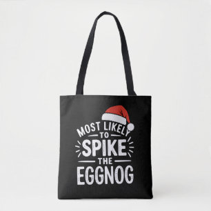 Hoogstwaarschijnlijk de eierpunch kerst matching tote bag
