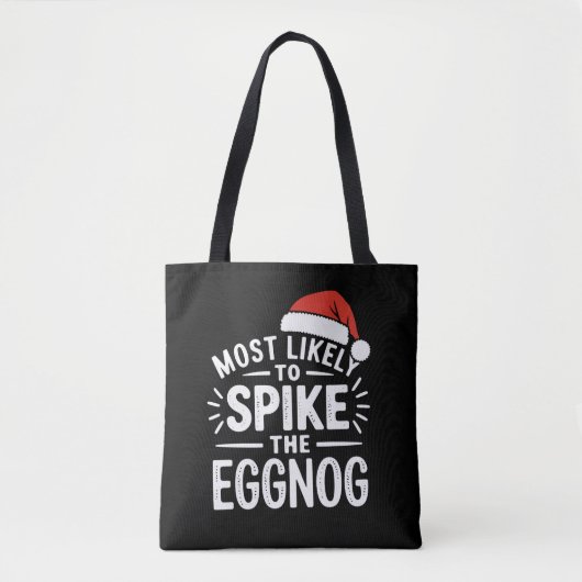 Hoogstwaarschijnlijk de eierpunch kerst matching tote bag (Voorkant)