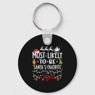 Hoogstwaarschijnlijk de favoriete kerstfamilie van sleutelhanger