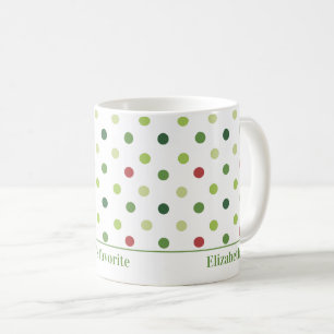 Hoogstwaarschijnlijk de favoriete polka stippen va koffiemok