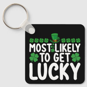 Hoogstwaarschijnlijk de geluksbrenger St. Patrick' Sleutelhanger