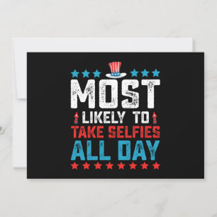 Hoogstwaarschijnlijk de hele dag selfies maken op  kaart