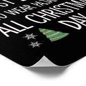 Hoogstwaarschijnlijk de hele kerstdag pyjama drage poster (Hoek)