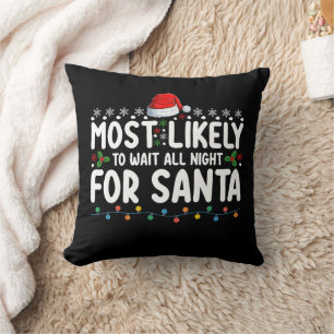 Hoogstwaarschijnlijk de hele nacht op kerstman San Kussen