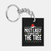 Hoogstwaarschijnlijk de Kerstboom Omver Lopen Kers Sleutelhanger (Voorkant Links)