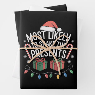 Hoogstwaarschijnlijk de Kerstcadeaus van de Famili Inpakpapier Vel