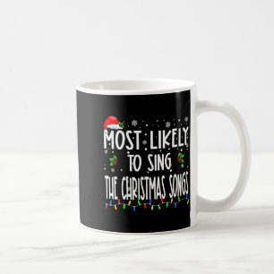 Hoogstwaarschijnlijk de kerstliederen Kerstmis te Koffiemok