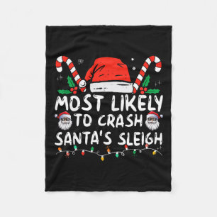 Hoogstwaarschijnlijk de Sleigh Christmas-grap van  Fleece Deken