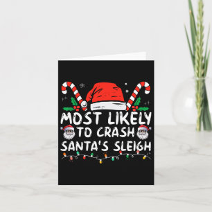 Hoogstwaarschijnlijk de Sleigh Christmas-grap van  Kaart