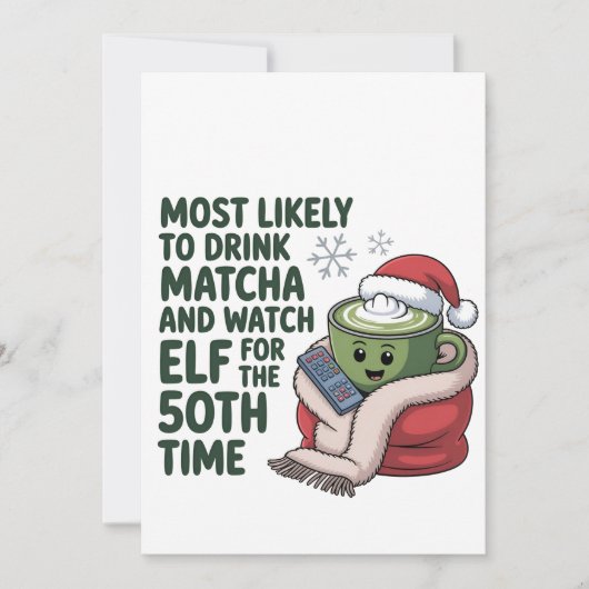 Hoogstwaarschijnlijk Drink Matcha en kijken Elf Xm Aankondiging (Voorkant)