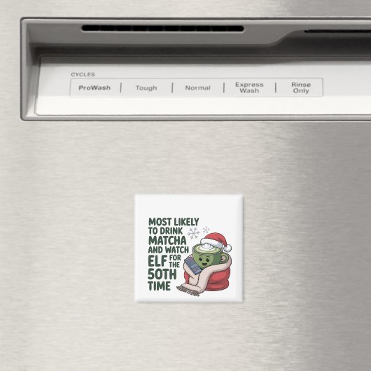 Hoogstwaarschijnlijk Drink Matcha en kijken Elf Xm Magneet (Insitu (Vaatwasser))