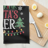 Hoogstwaarschijnlijk Drink Santa's Beer Matching X Theedoek (Quarter Fold)