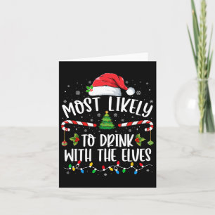 Hoogstwaarschijnlijk drinken met de elfen Elf drin Kaart