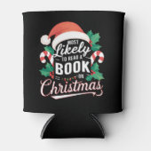Hoogstwaarschijnlijk een boek lezen over Kerstmis Blikjeskoeler (Voorkant)