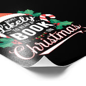 Hoogstwaarschijnlijk een boek lezen over Kerstmis Foto Afdruk (Hoek)