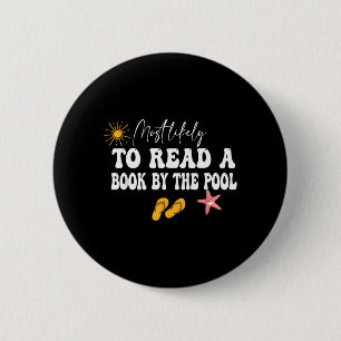 Hoogstwaarschijnlijk een boek te lezen bij het zwe ronde button 5,7 cm
