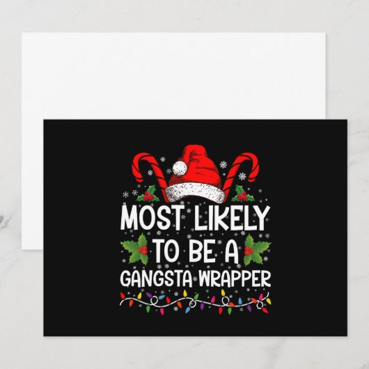 Hoogstwaarschijnlijk een Gangsta-verpakking Famili Kaart (Voorkant / Achterkant)