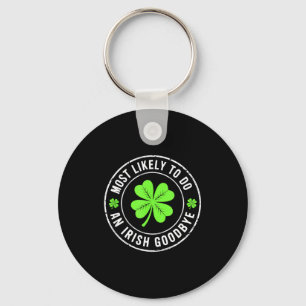 Hoogstwaarschijnlijk een Iers afscheid St. Patrick Sleutelhanger