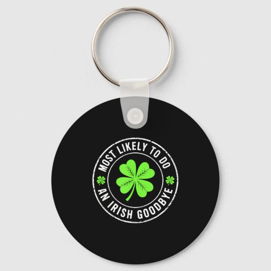 Hoogstwaarschijnlijk een Iers afscheid St. Patrick Sleutelhanger (Voorkant)