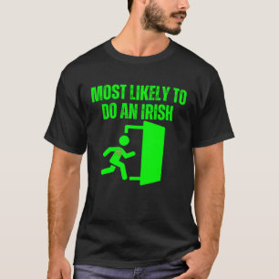 Hoogstwaarschijnlijk een Ierse afslag St Patrick's T-shirt
