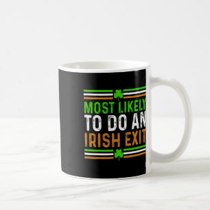 Hoogstwaarschijnlijk een Ierse Uitgang St. Patrick Koffiemok