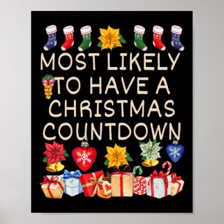 Hoogstwaarschijnlijk een kerst countdown match poster
