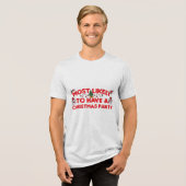 Hoogstwaarschijnlijk een kerstfeest Tri-Blend shirt (Voorkant volledig)